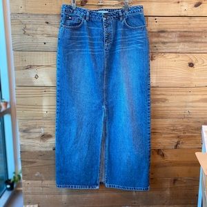 Tommy Hilfiger Denim Midi Skirt | 12